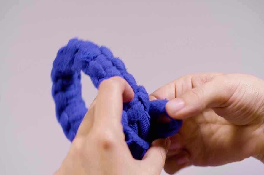 Finishing off the last knot