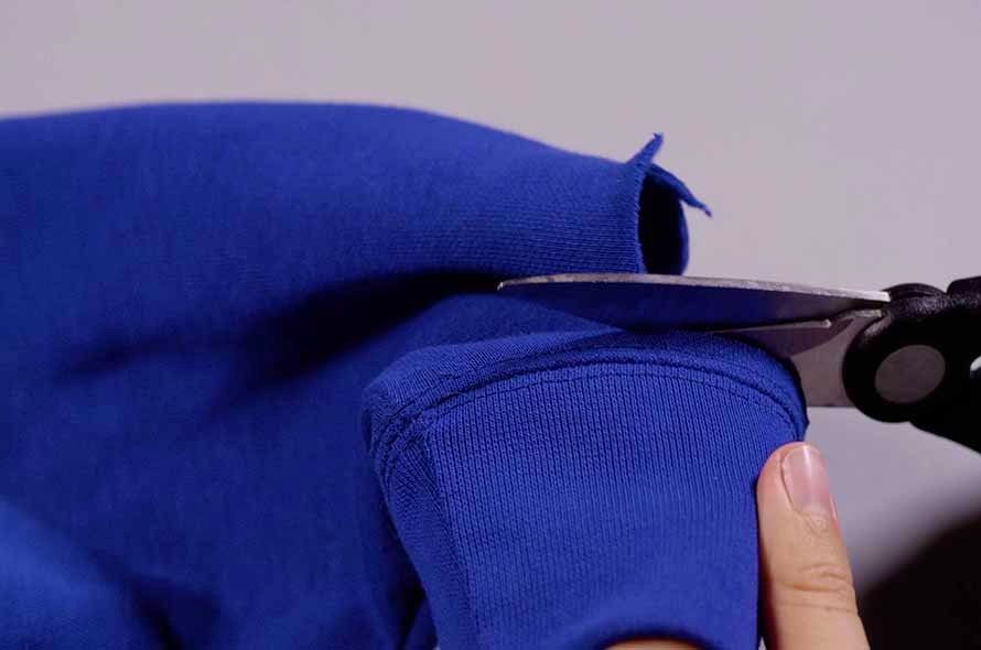 Cutting the cuffs off